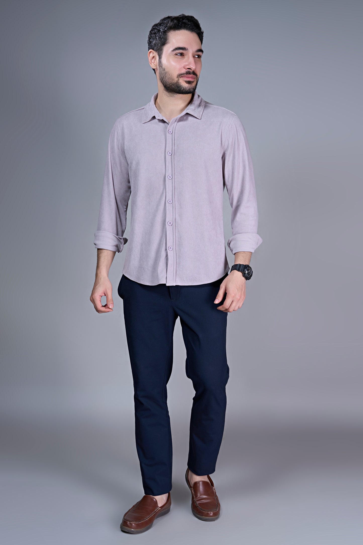 Light Pink - Corduroy Shirt