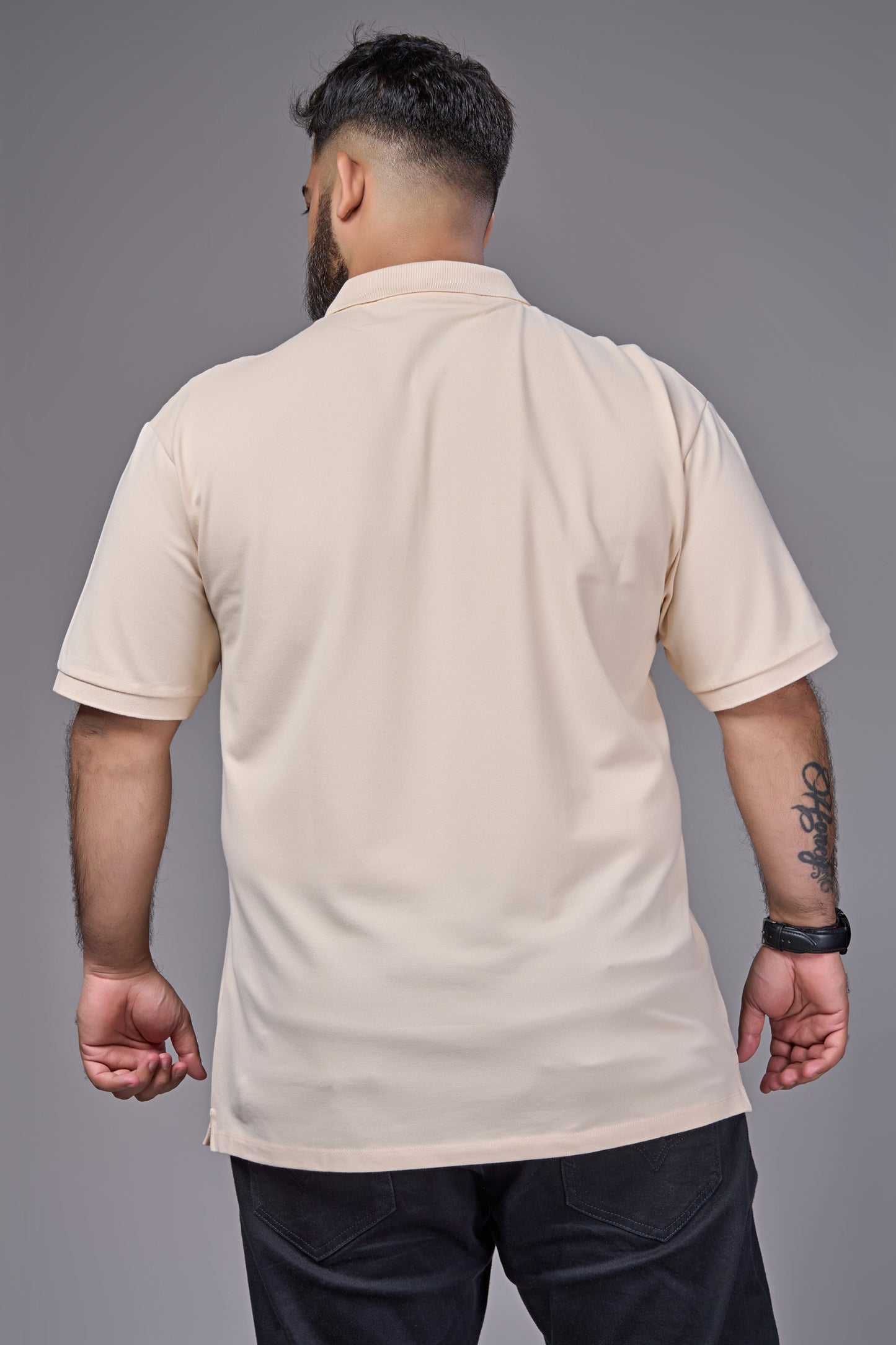 W.Pink - Cotton Pique Polo Plus Size