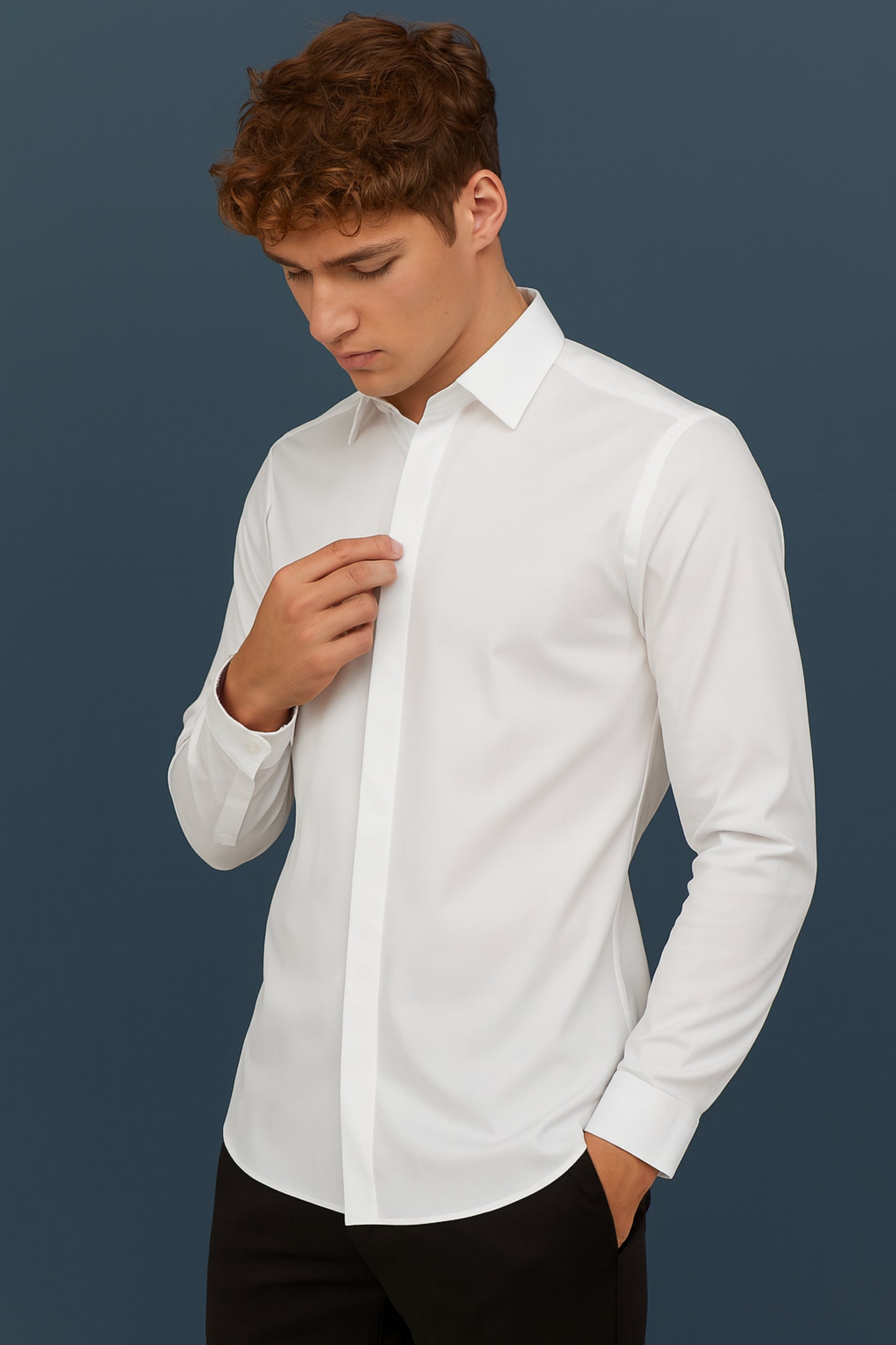 Off White - Hidden Placket Stitchless Shirt