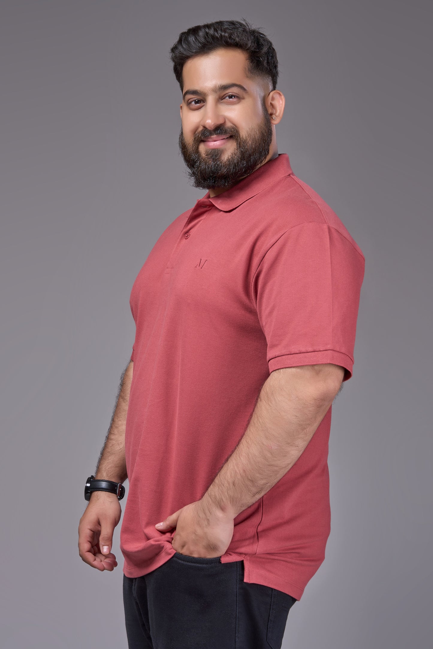 Easta Rose - Cotton Pique Polo Plus Size