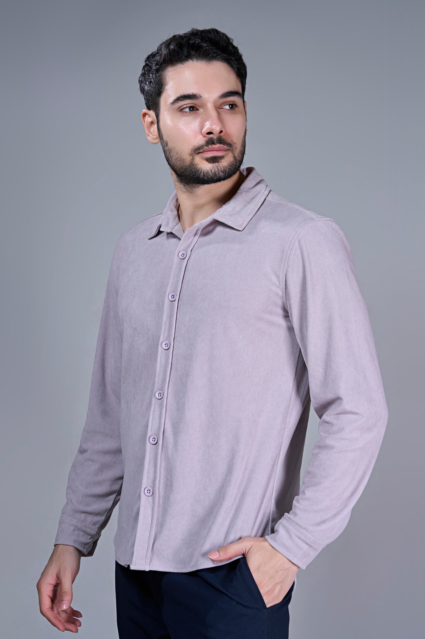 Light Pink - Corduroy Shirt