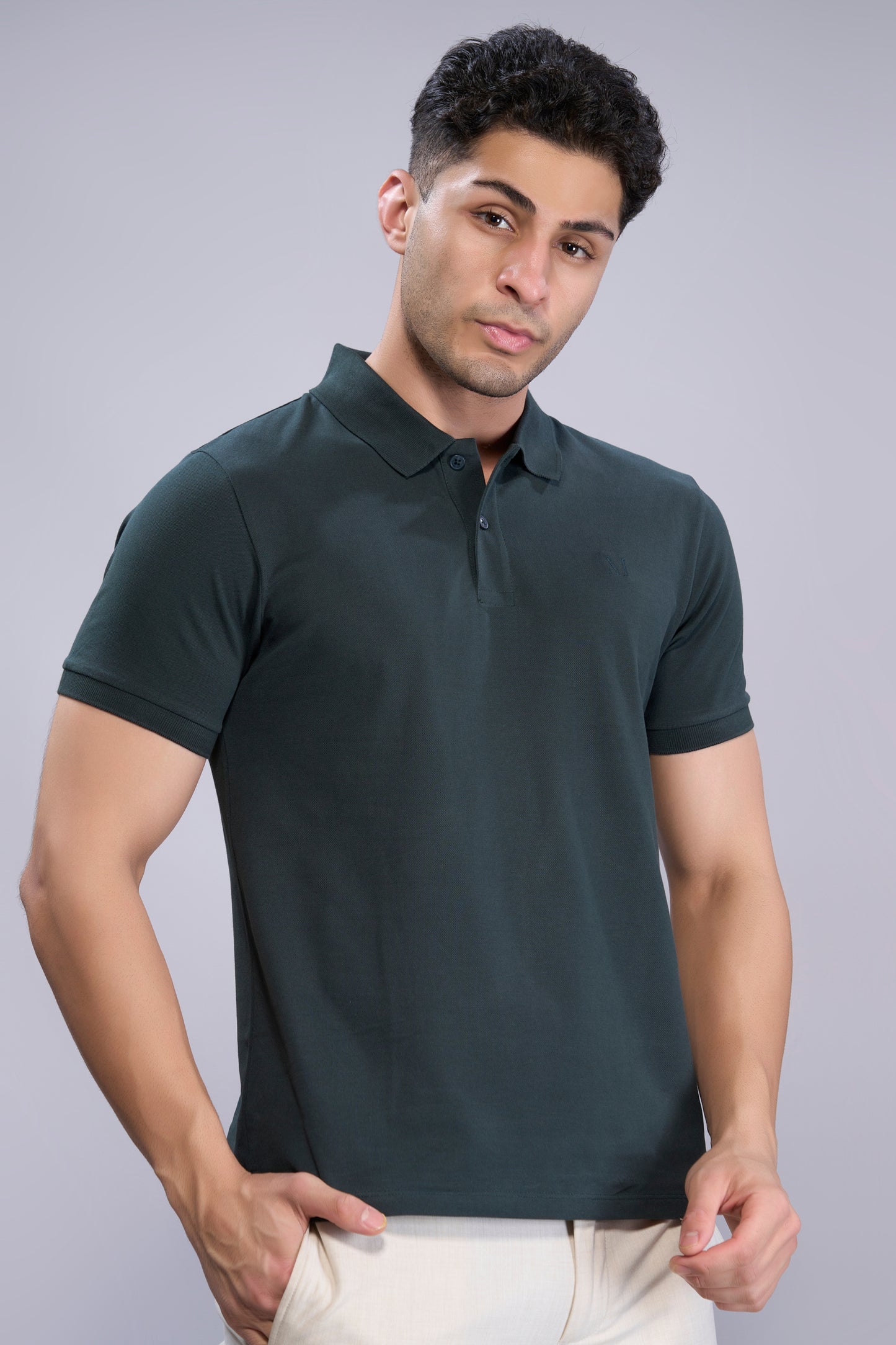 June Green - Cotton Pique Polo