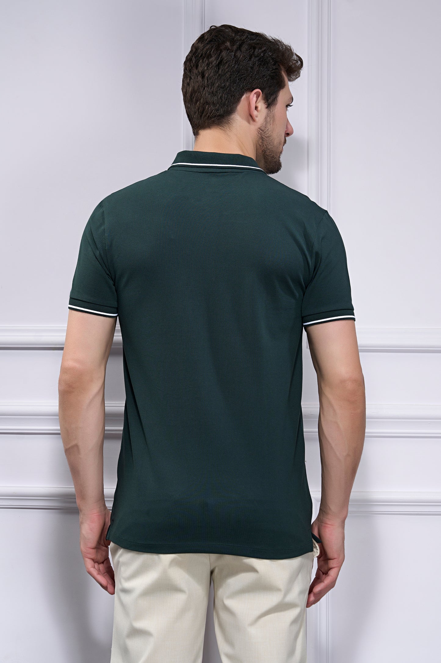 Identity Polo 2.0 - June Green Polo T-SHIRT Maxzone Clothing