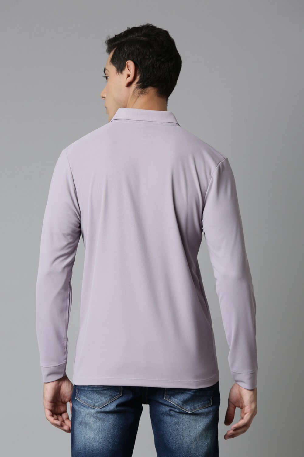 Cosmic Sky Full Sleeve Smart Tech Polo Full Sleeve T-Shirt Maxzone Clothing