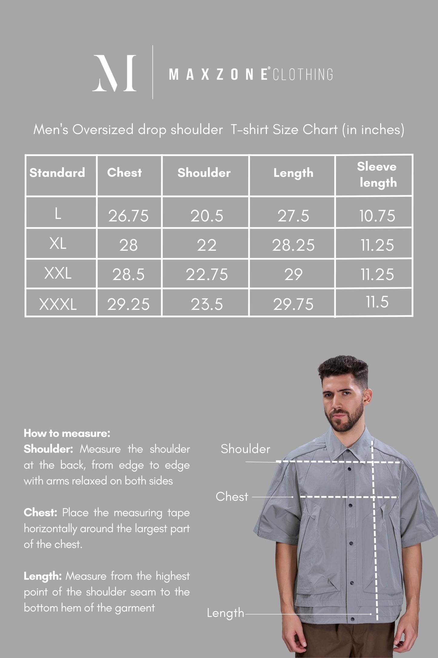 Grey - Korean Shirt