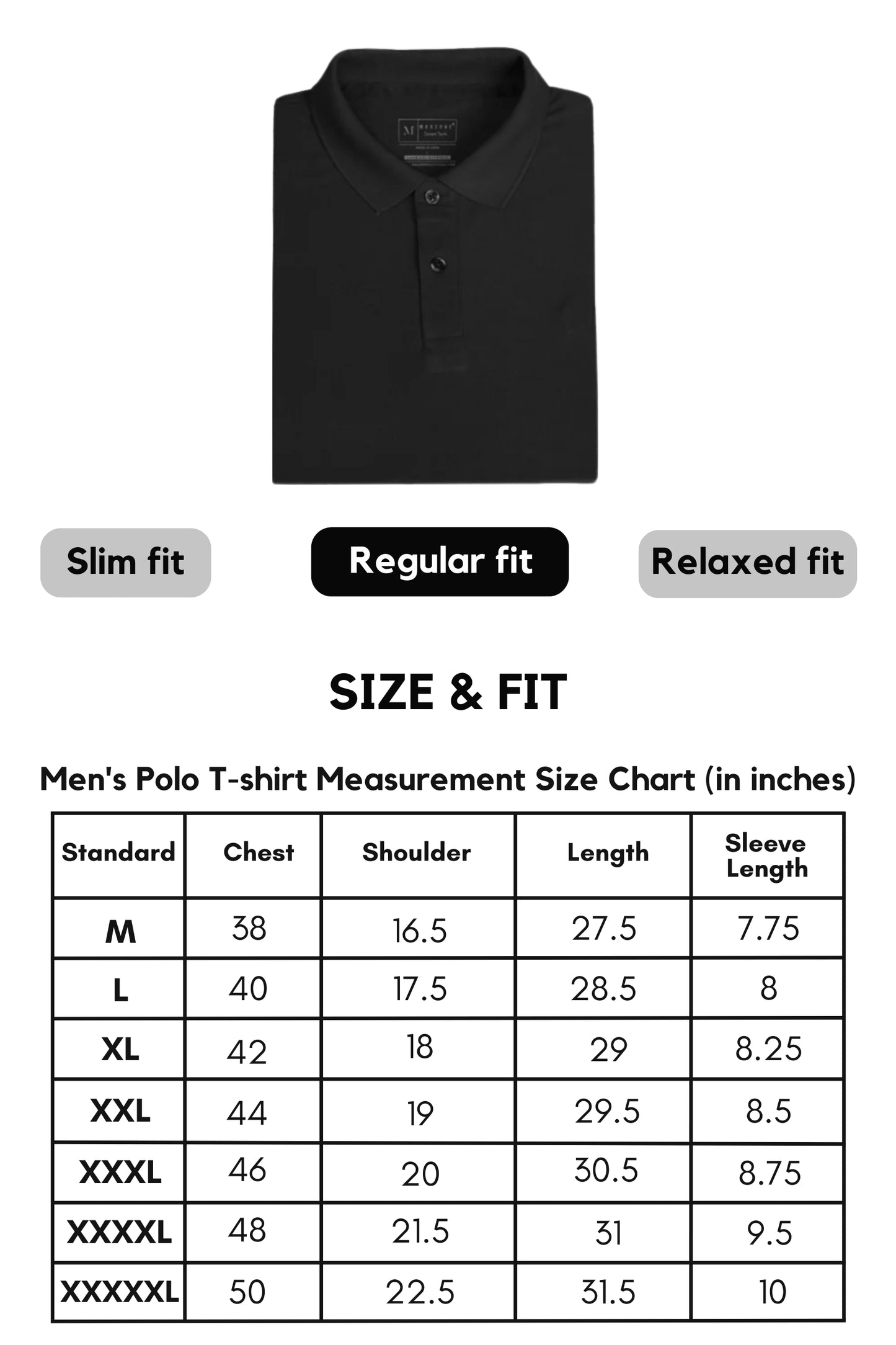 Smart tech polo - Black