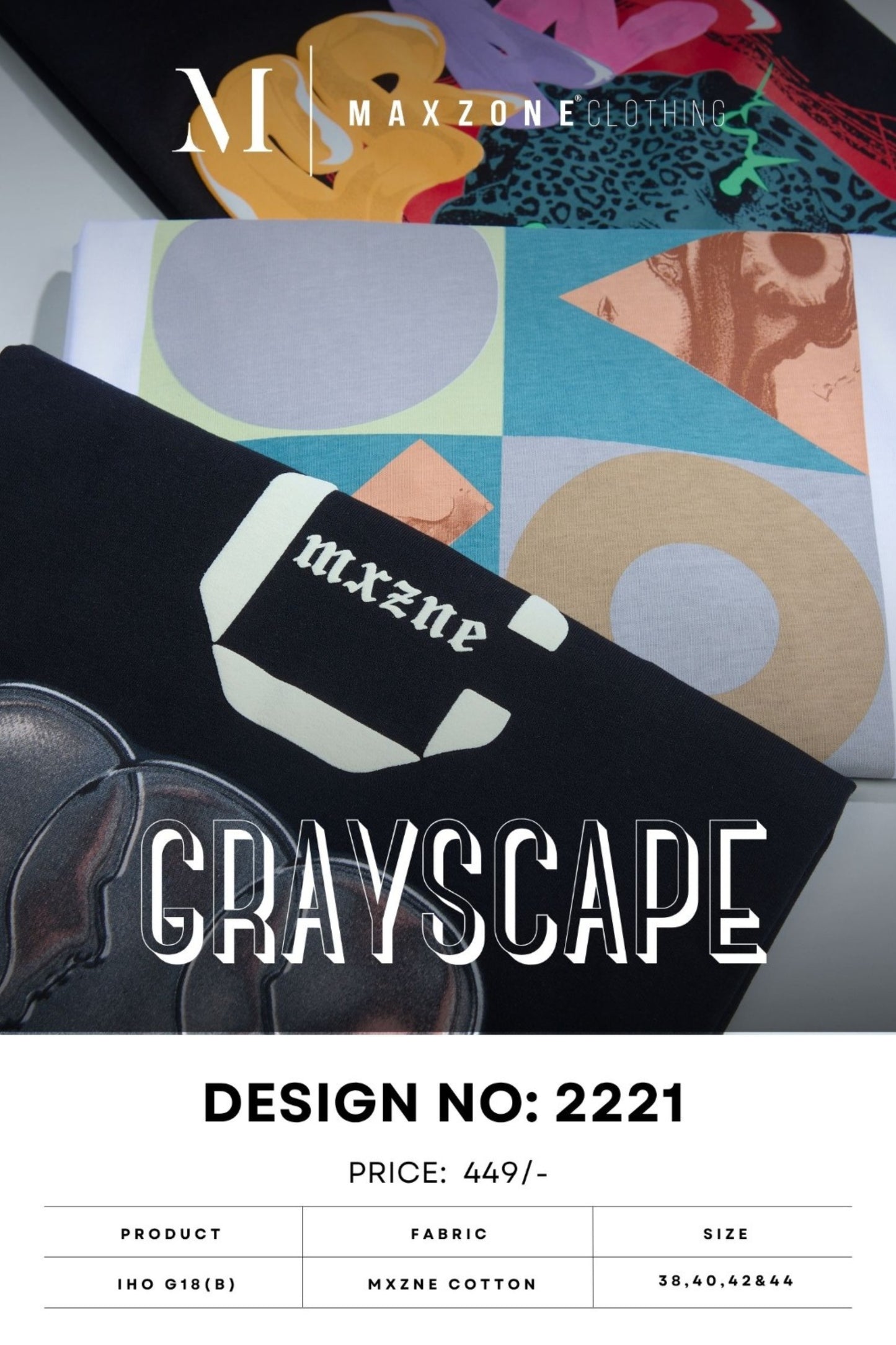 Grayscape T-shirt Pack of 80