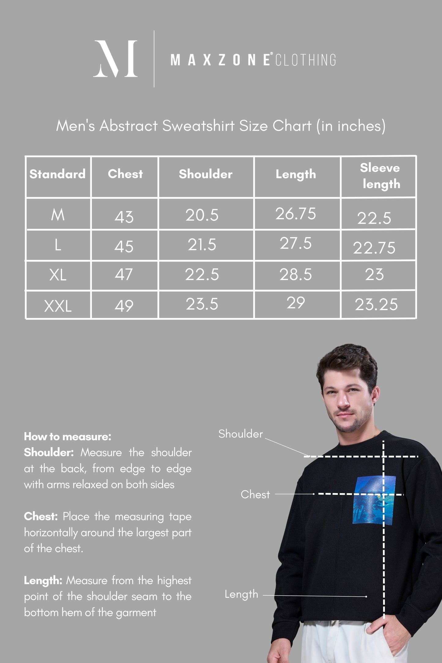 Black - Abstract Sweatshirt