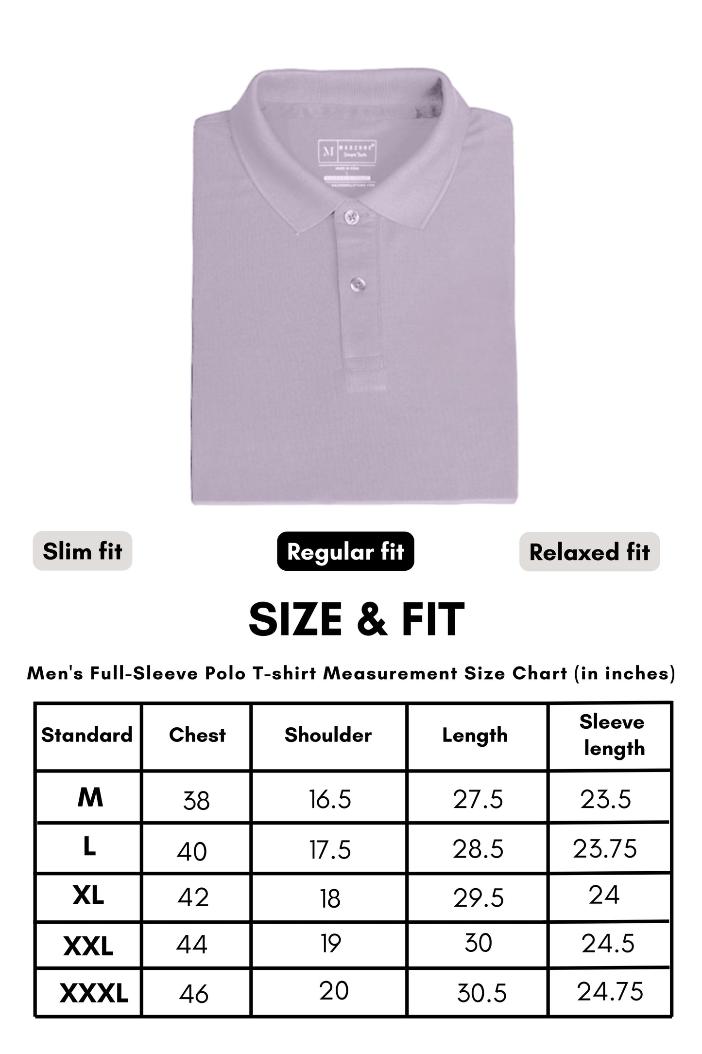 Cosmic Sky Full Sleeve Smart Tech Polo