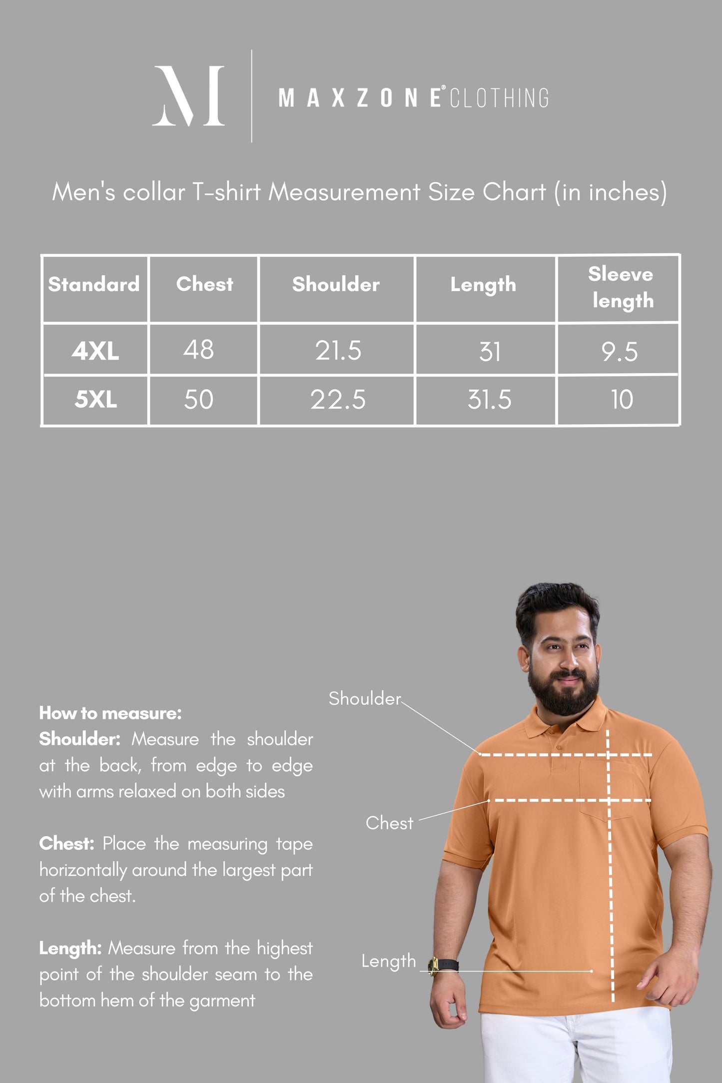 Caramel - Smart Tech Pocket Polo Plus Size