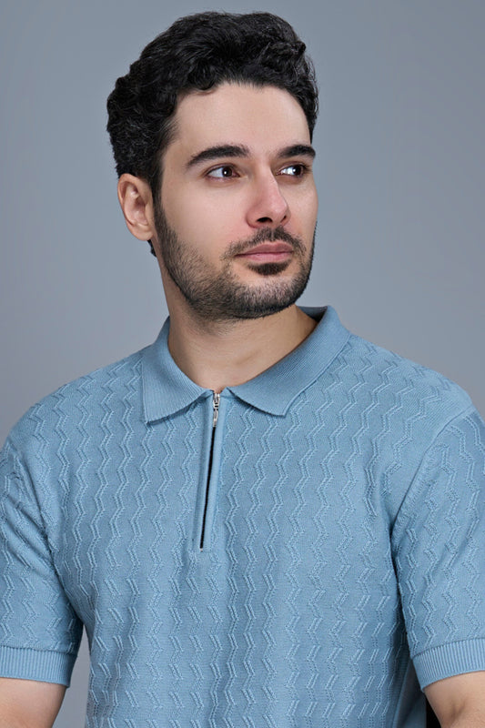 Sea Shell - Luxe Knitted Polo Maxzone Clothing