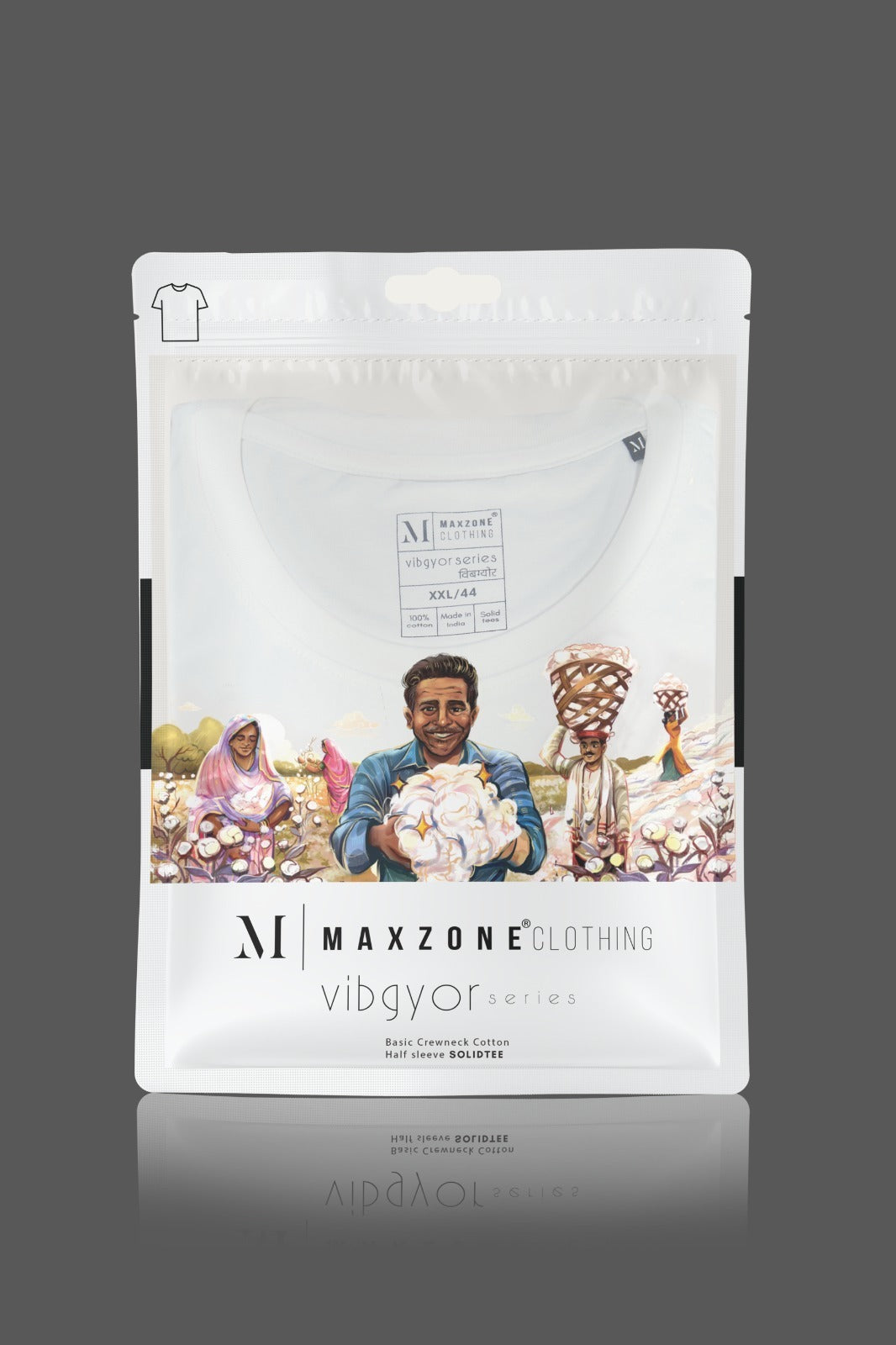 Vibgyor / Black & White T-shirt Pack of 480 bulk t-shirt Maxzone Clothing