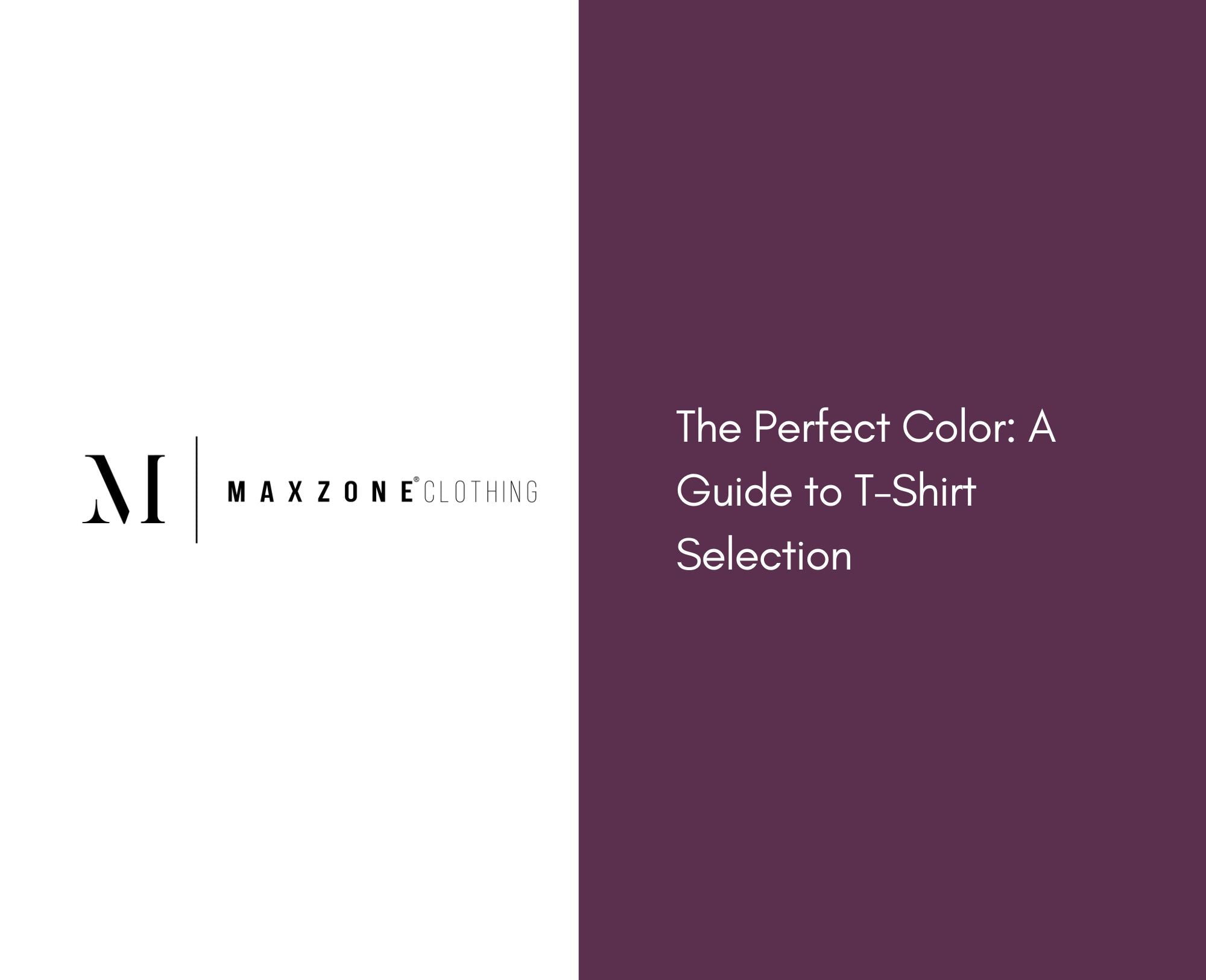 The Perfect Color: A Guide to T-Shirt Selection