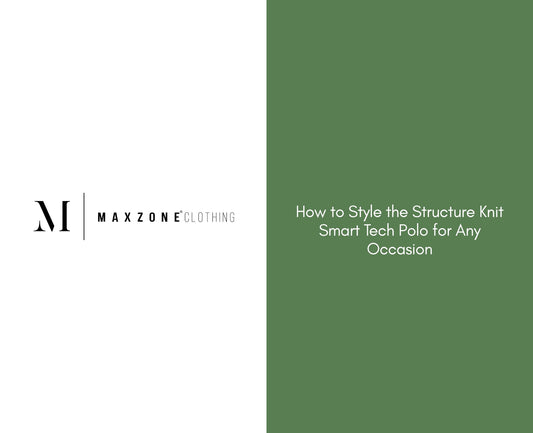 How to Style the Structure Knit Smart Tech Polo for Any Occasion