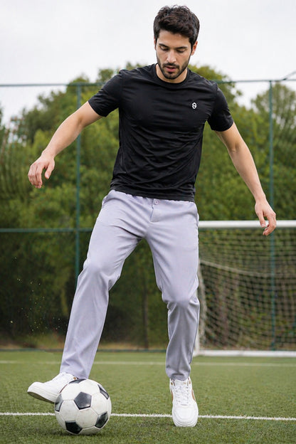 Light Grey - Linear Track Pant