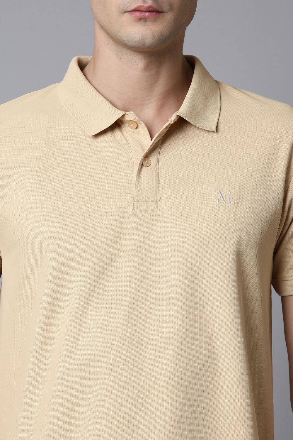 Smart tech polo - Bisque  Maxzone Clothing   