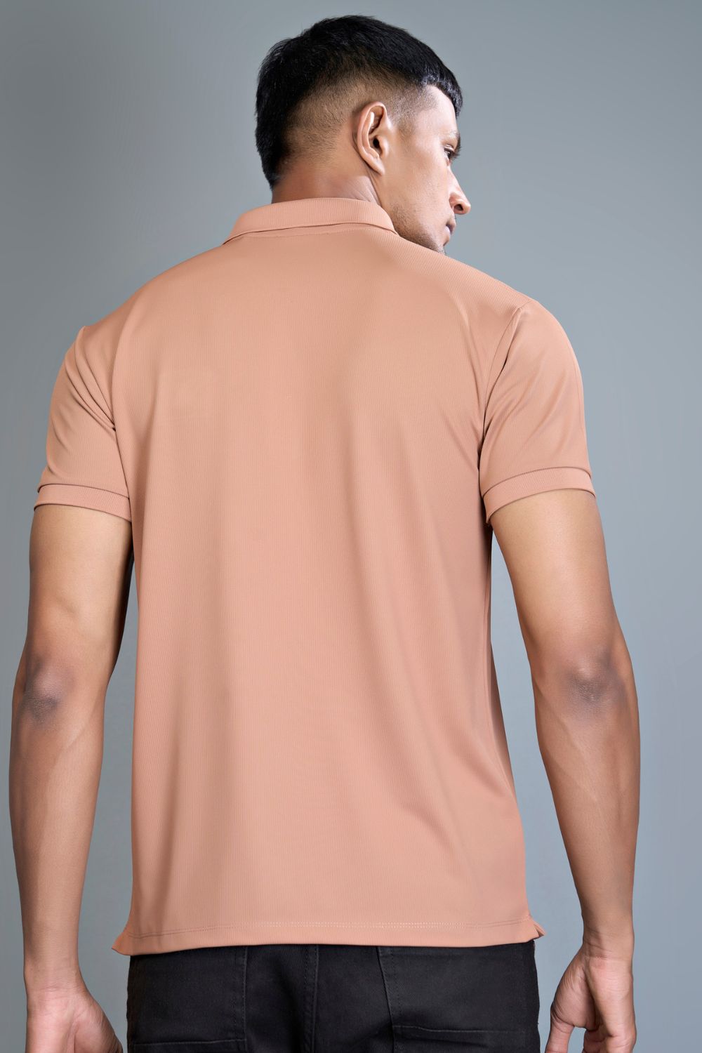 3 Buttons Polo Tshirt - Caramel  Maxzone Clothing   