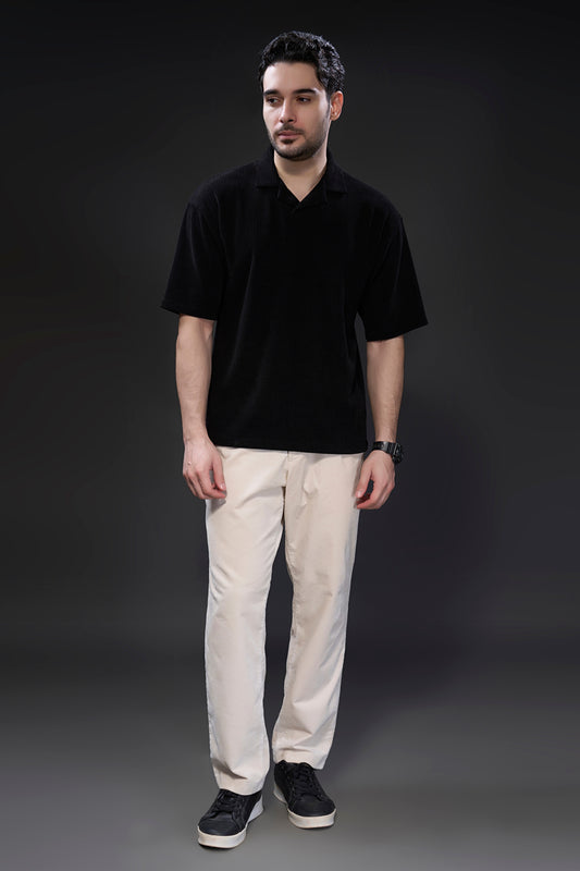Black - Old Money Knit Polo