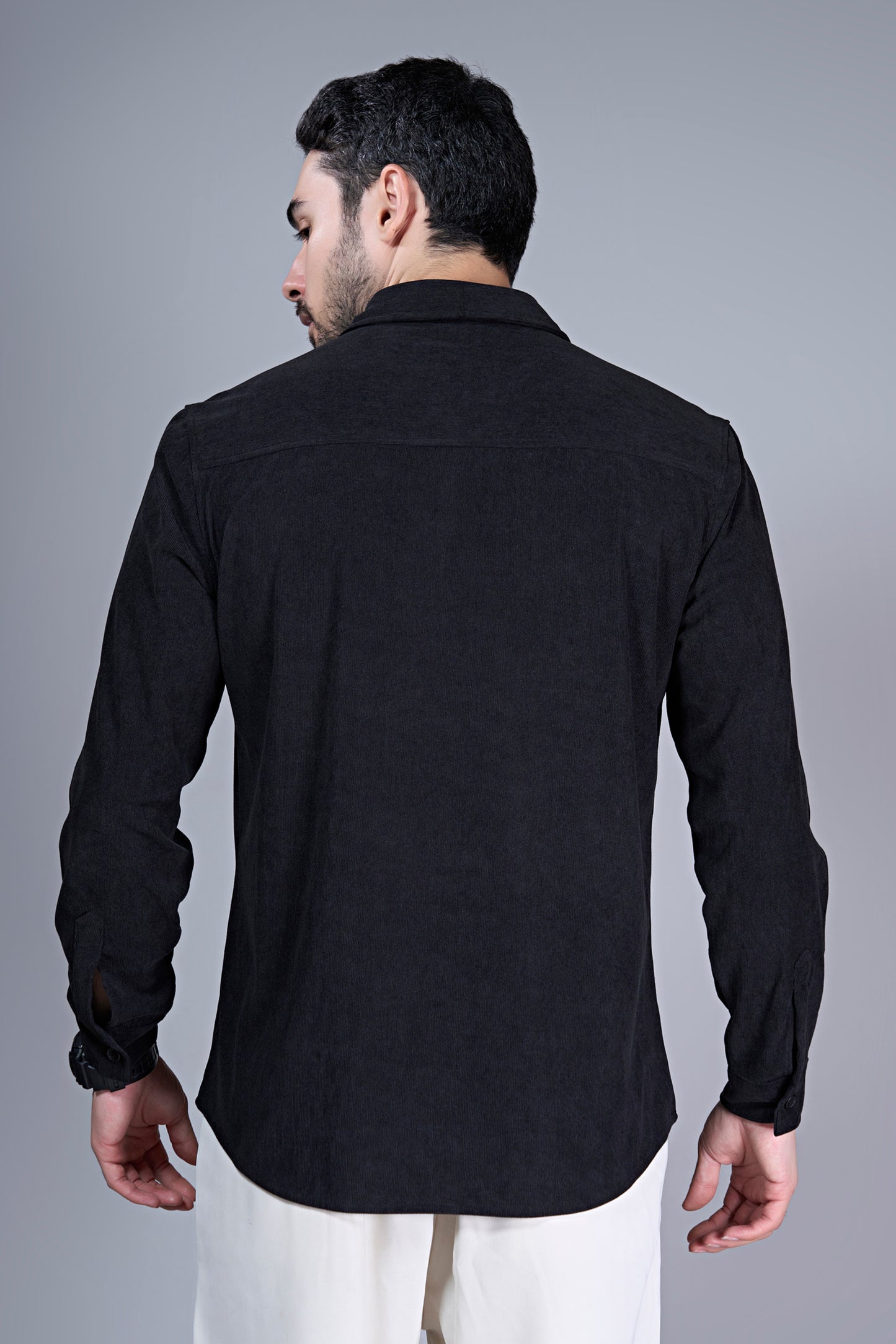 Black - Corduroy Shirt
