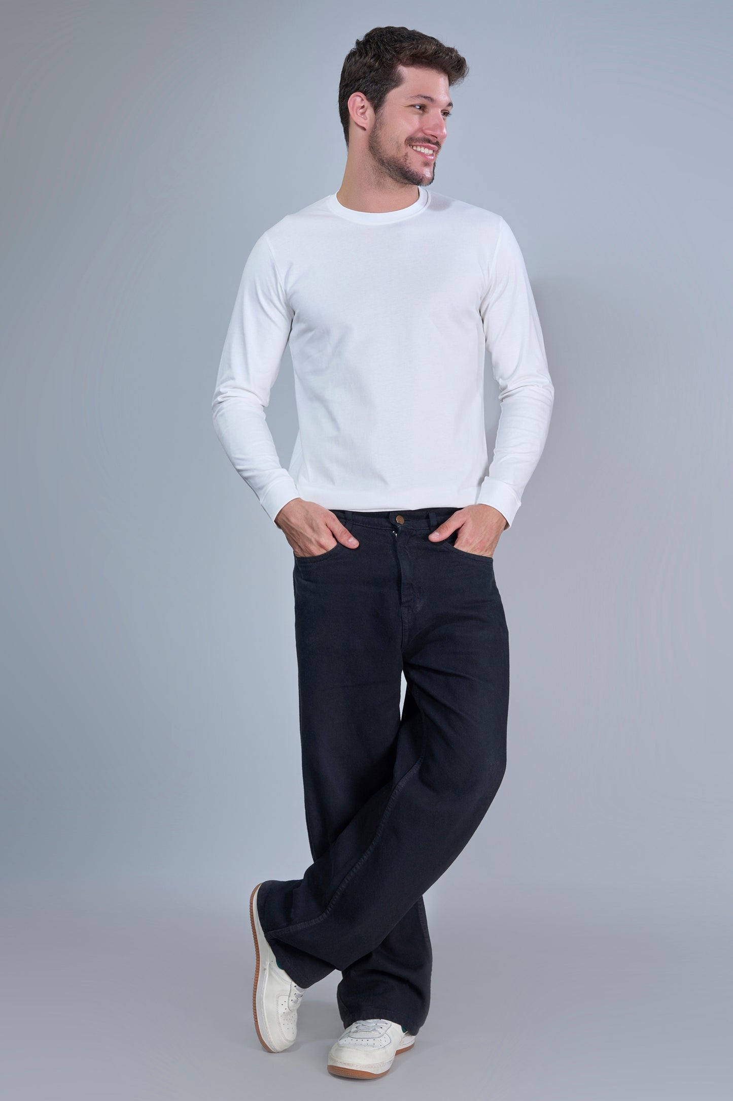 White Cotton IQ Full Sleeve