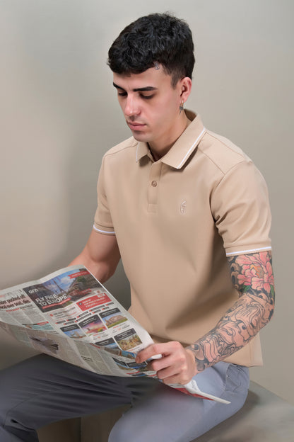 Beige - Fusion Polo