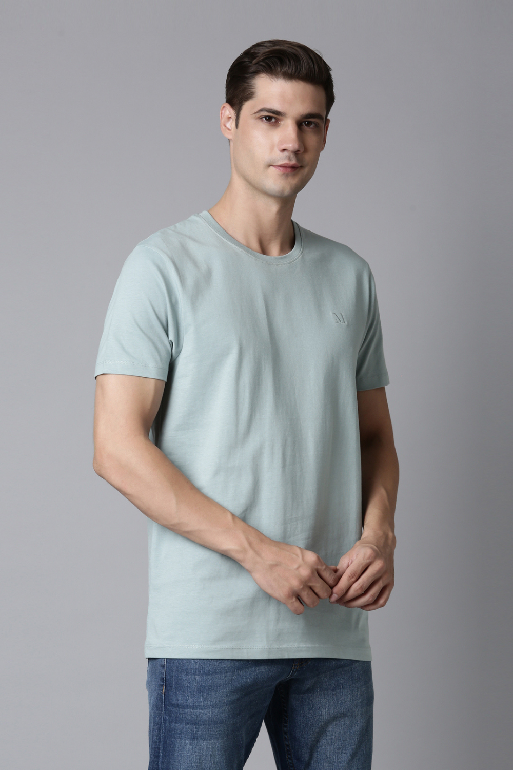 Shanghai blue - Solid t-shirt T-SHIRT Maxzone Clothing   