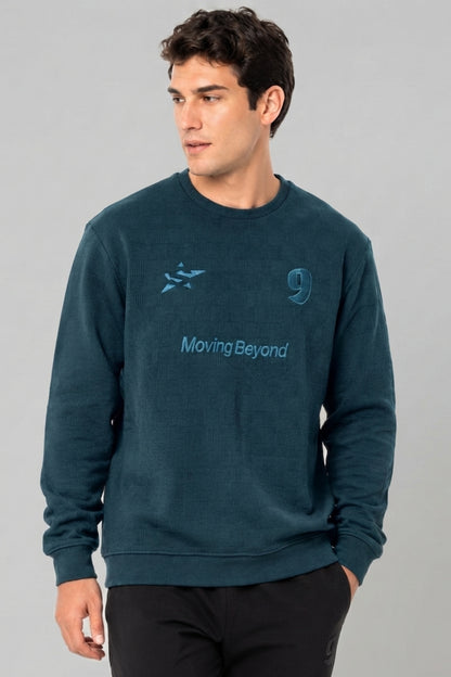 British Green - Luxe Grid Sweatshirt