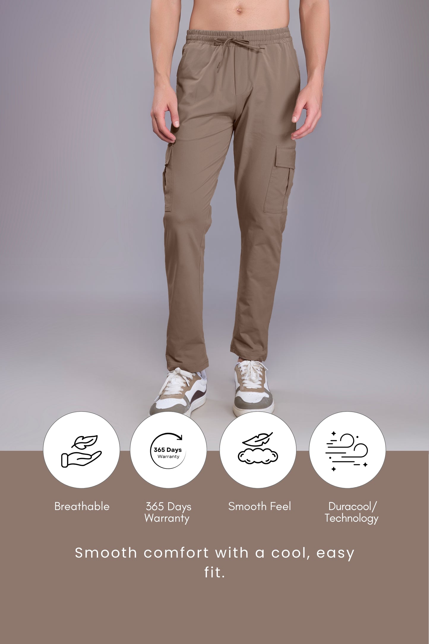 Beige - 365 Days Cargo Pant