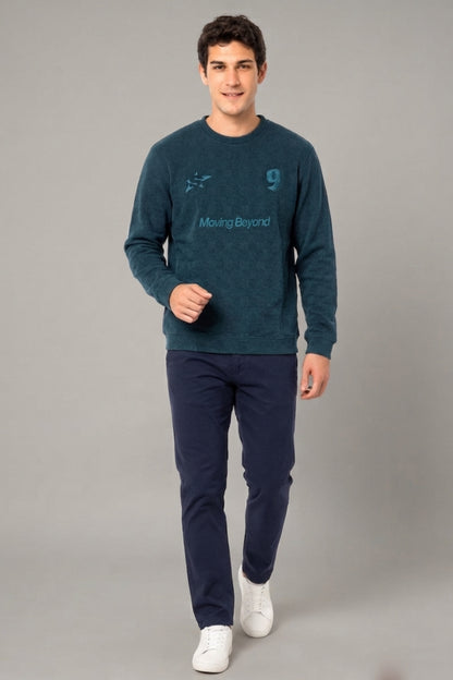 British Green - Luxe Grid Sweatshirt