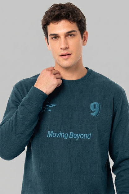 British Green - Luxe Grid Sweatshirt