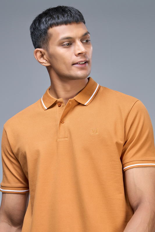 Identity Polo 2.0 - Caramel  Maxzone Clothing M  