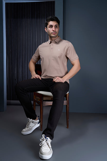 Beige Duracool Polo