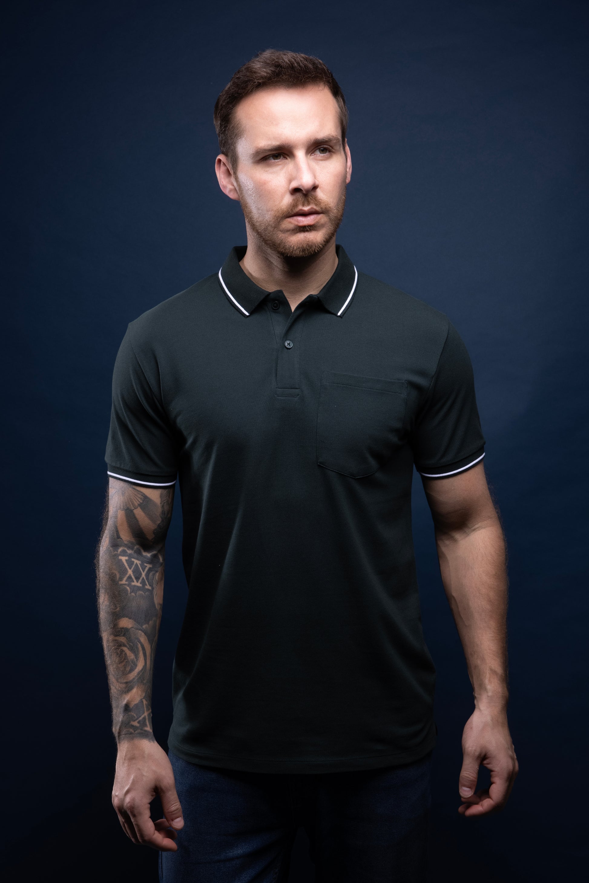 June Green - Identity Pocket Polo Maxzone Clothing