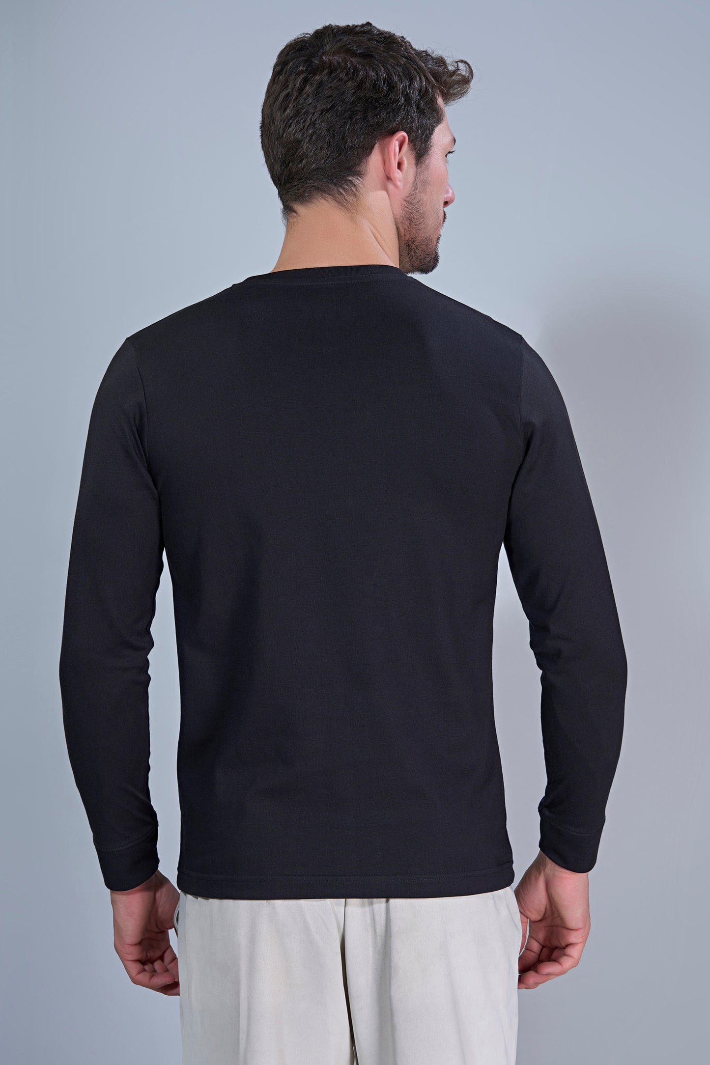 Black Cotton IQ Full Sleeve