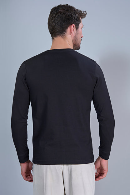 Black Cotton IQ Full Sleeve