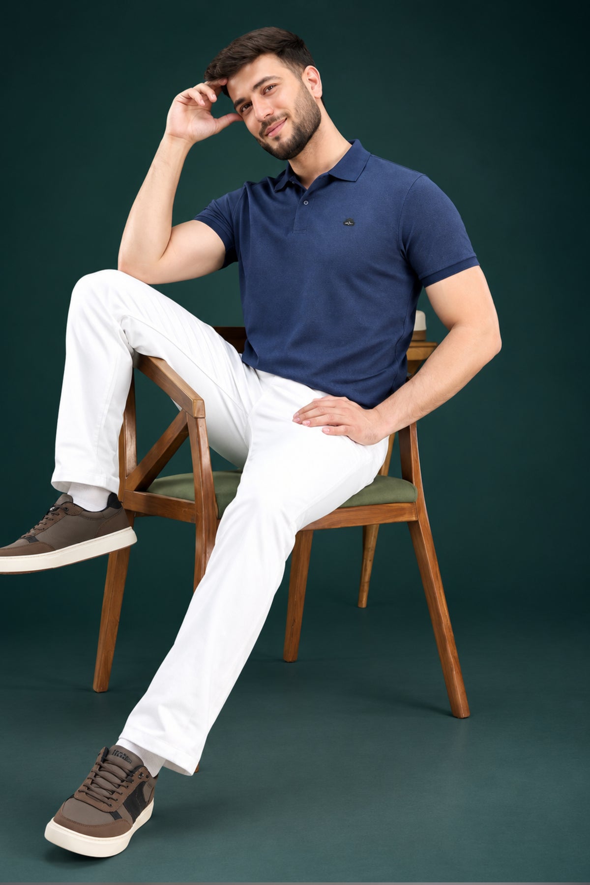 Shadow Blue - Aurelis Aop Polo T-shirt