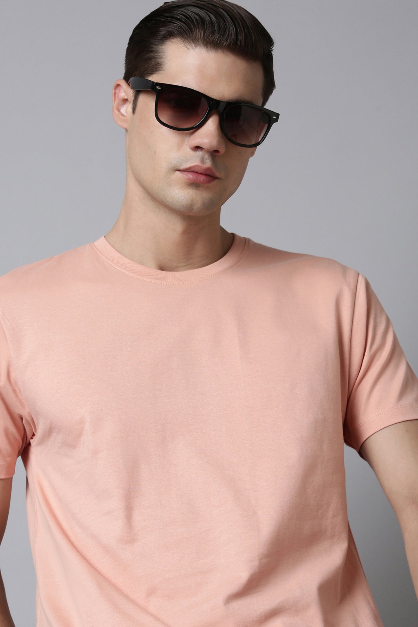 Light orange Cotton IQ Basics T-SHIRT Maxzone Clothing