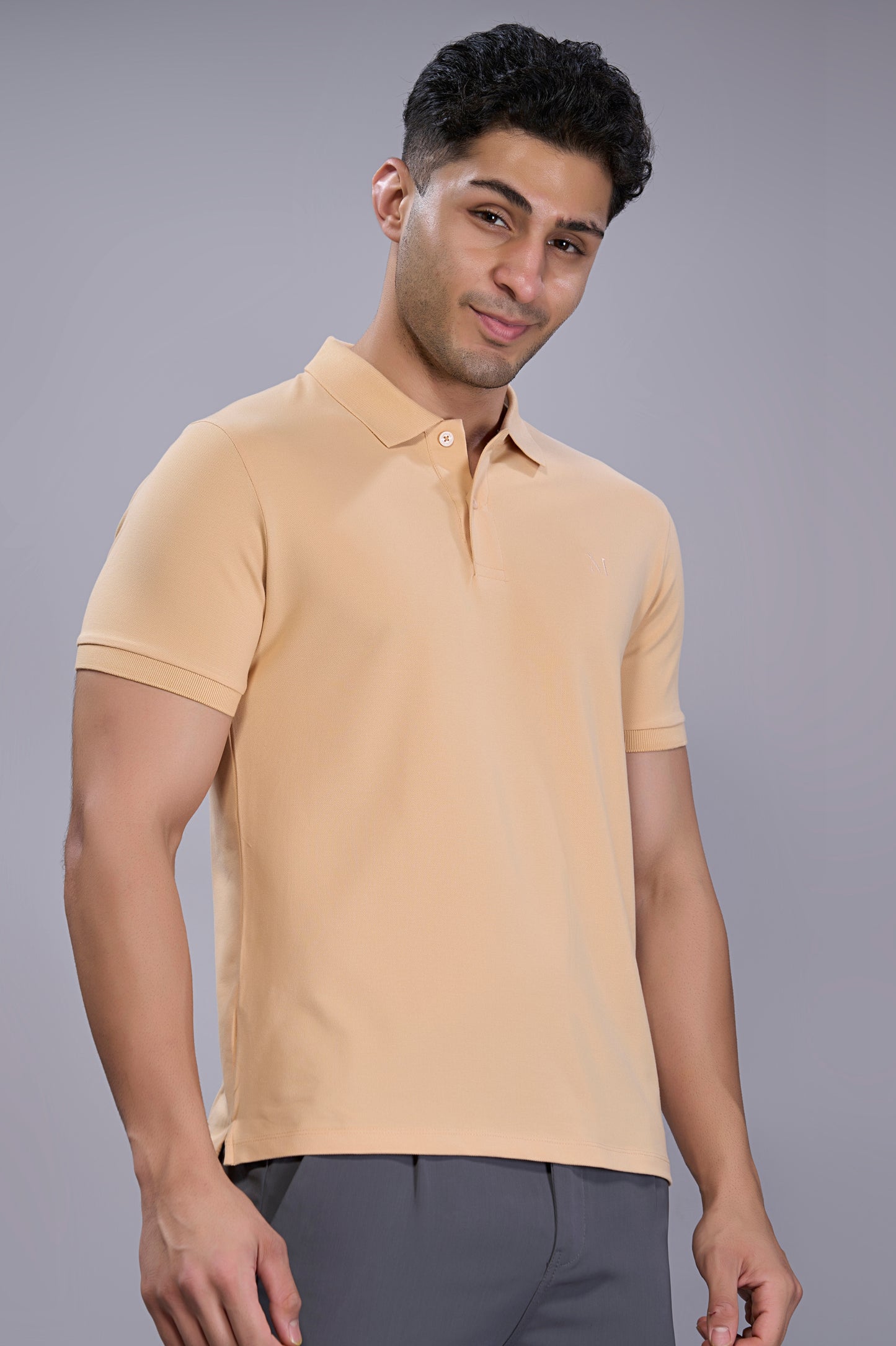 Champagne - Cotton Pique Polo