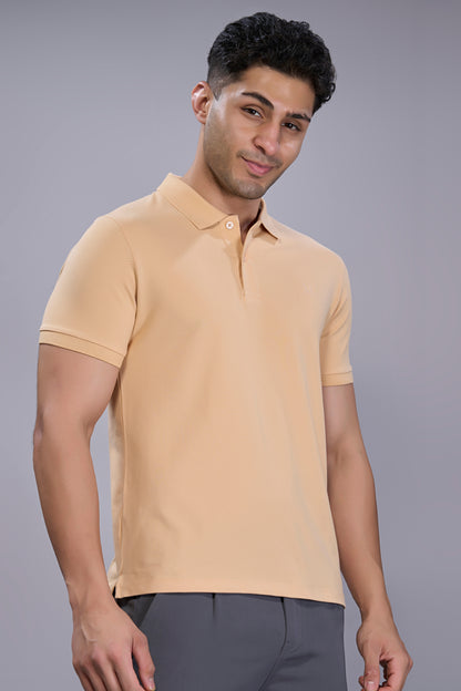 Champagne - Cotton Pique Polo