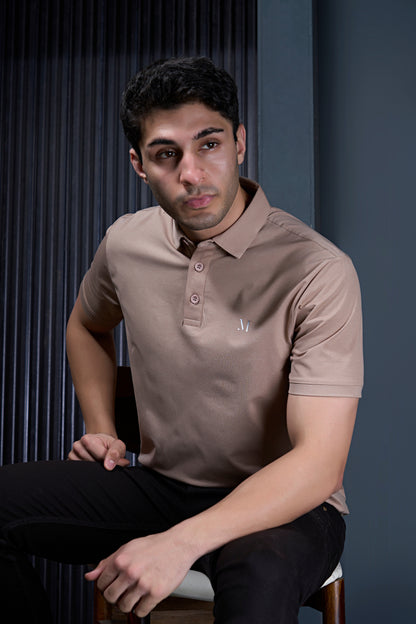 Beige Duracool Polo
