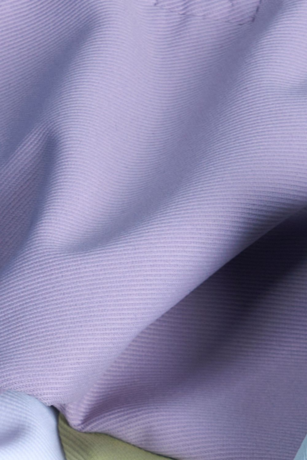 Mauve colored, zipped Polo T-shirts for men with collar and half sleeves, fabric close up.