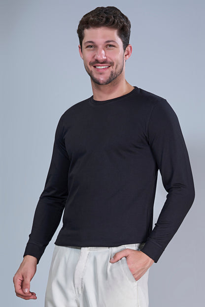 Black Cotton IQ Full Sleeve