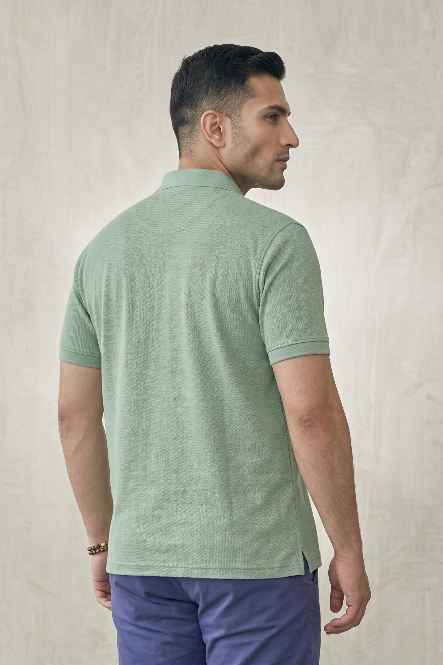 Mint - Zyric Pocket Polo Plus Size