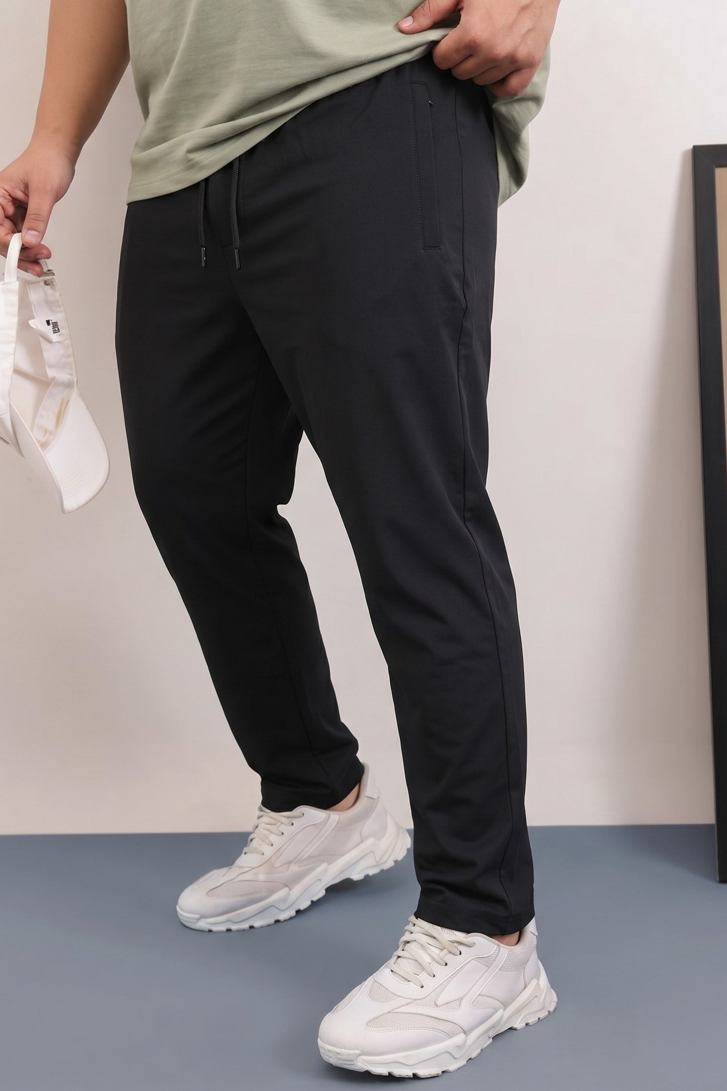 Black - Motion 365 Track Pant Plus Size