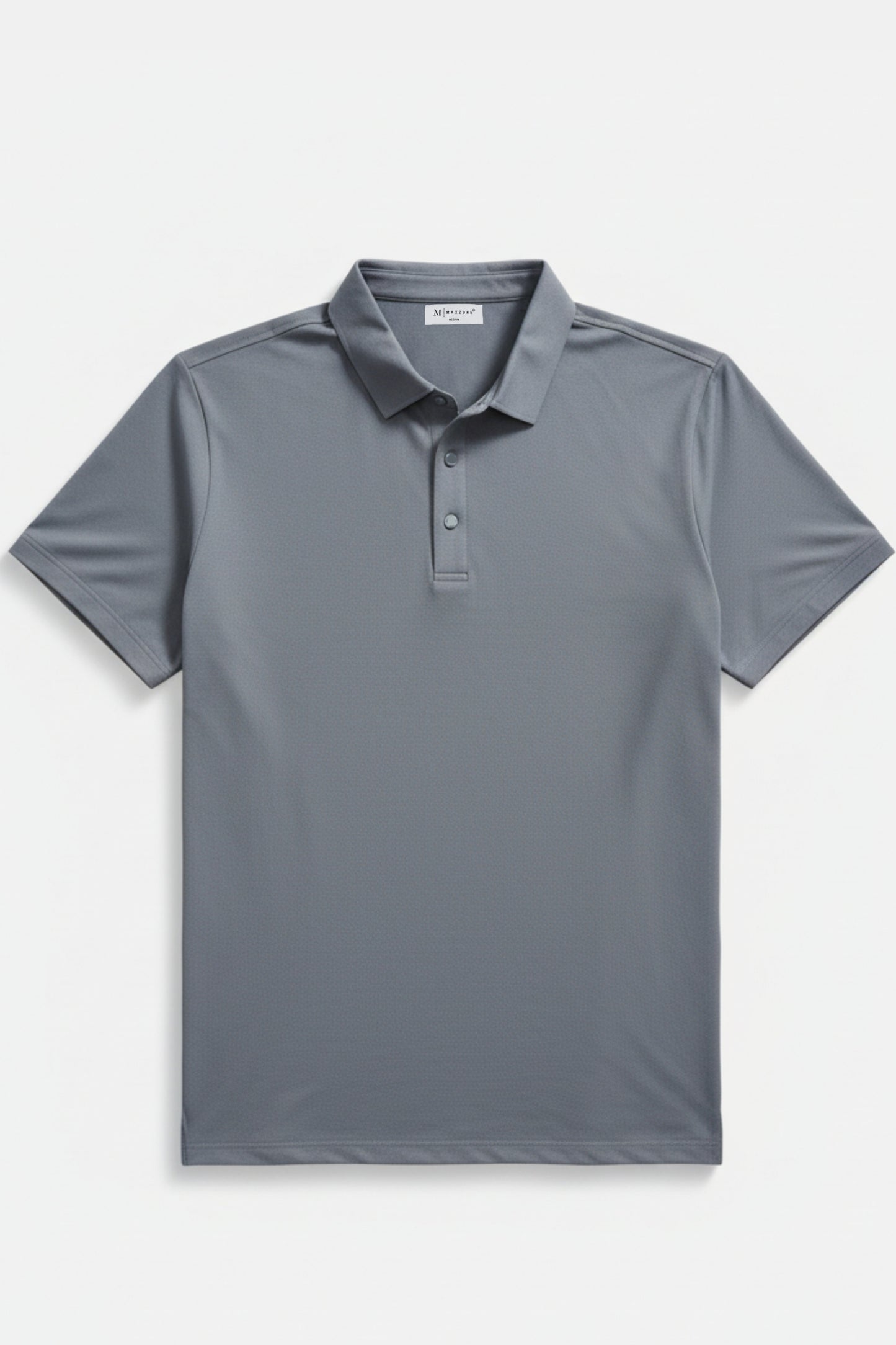 Dark Grey - Stitchless Polo T-shirt