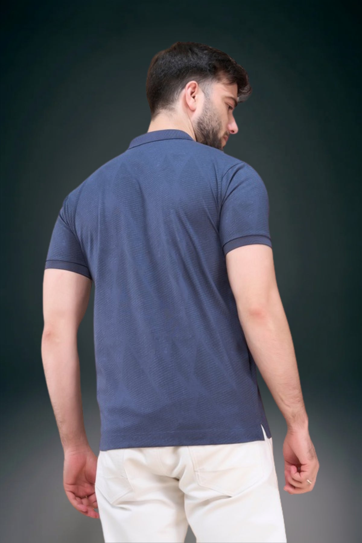 Shadow Blue - Aurelis Aop Polo T-shirt