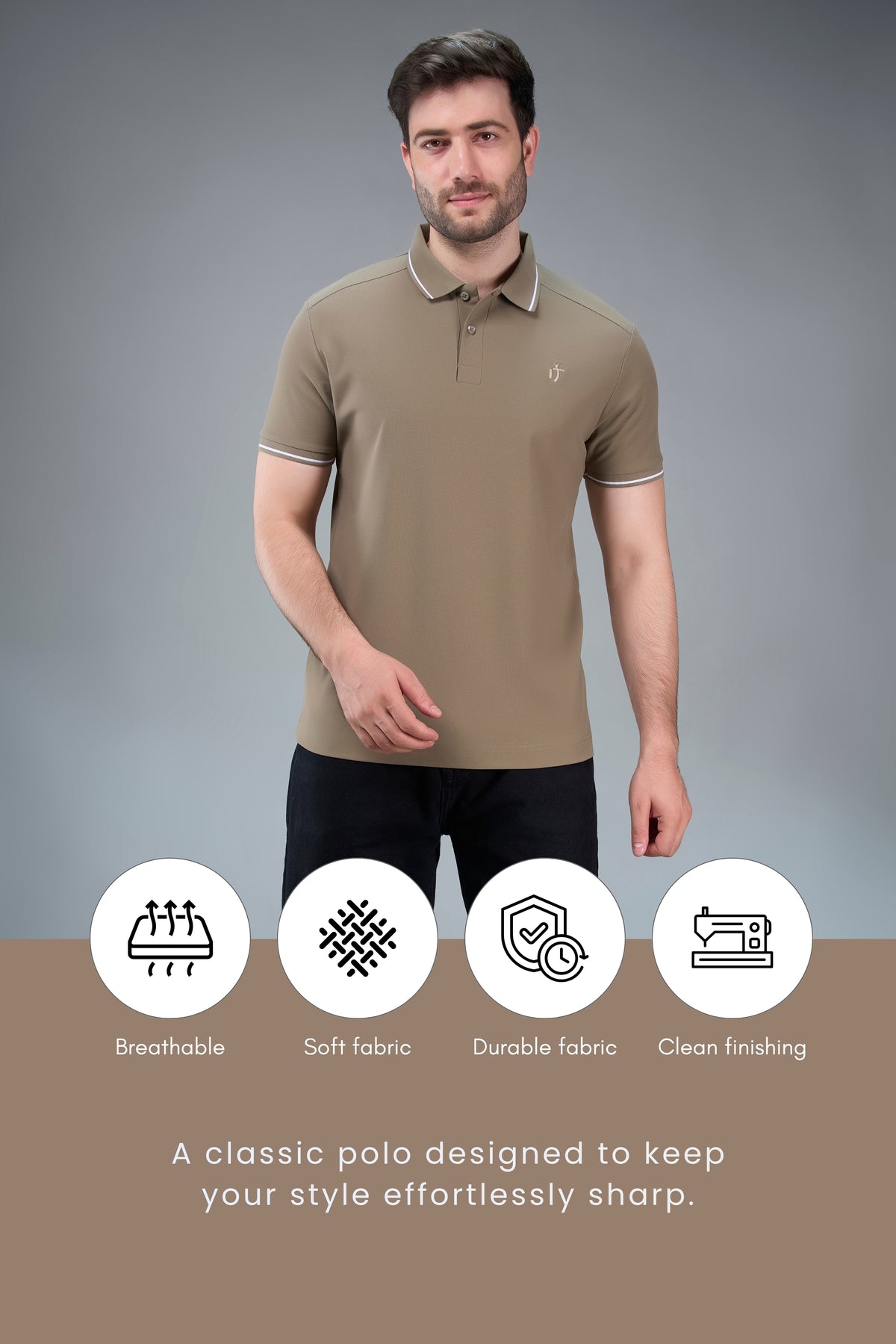 LT.Olive - Fusion Polo