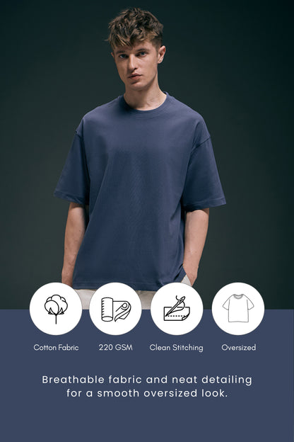 Moon Stone - Oversized drop shoulder