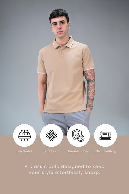 Beige - Fusion Polo