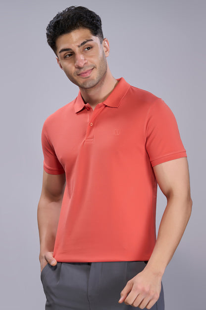 Carrot - Cotton Pique Polo